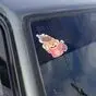 На фото наклейка размером 9 х 10 см