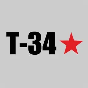 Виниловая наклейка Т-34