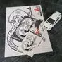 Наклейка Девушка с автоматом