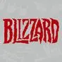 красная виниловая наклейка Blizzard