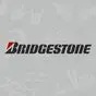 черная с красным виниловая наклейка Bridgestone