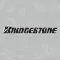 черная виниловая наклейка Bridgestone