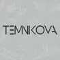 черная виниловая наклейка Temnikova