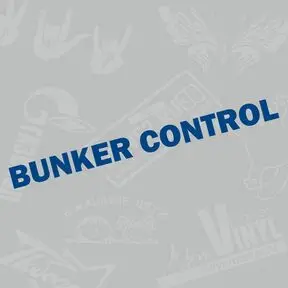 синяя наклейка BUNKER CONTROL
