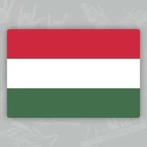 флаг наклейка Венгрия