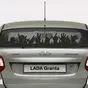 виниловая наклейка с руками на рок-концерте