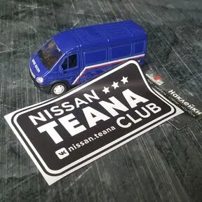 Наклейка Club Nissan Teana