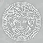 белая наклейка Медуза Versace