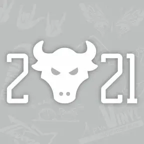 Наклейка Бык 2021