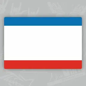 наклейка с флагом Крыма