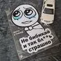На фото наклейка размером 14 х 22 см