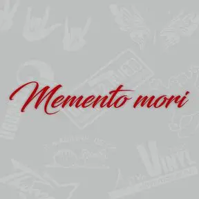 Наклейка Memento mori