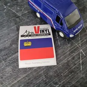 Наклейка флаг Лихтенштейна