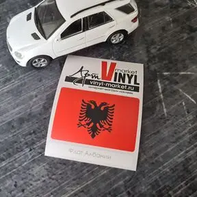 Наклейка Флаг Албании