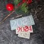 Наклейка 2024 Год Дракона