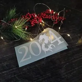 Наклейка 2024 Год Дракона