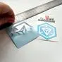 Белая наклейка Ingress, без фона. Прозрачную пленку после нанесения убрать